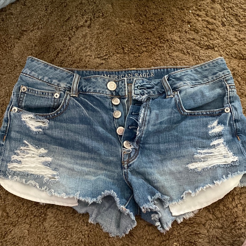 American eagle jean shorts